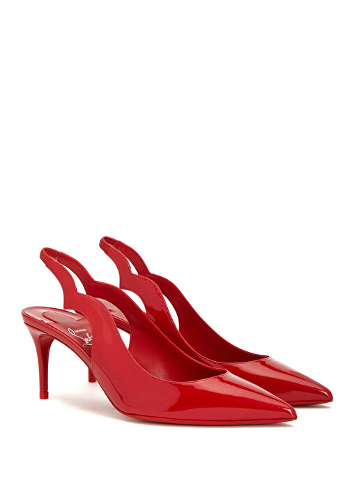 Hot Chick Kırmızı Rugan Deri Topuklu Ayakkabı - Görsel 3