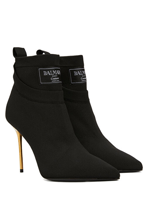 Crewneck Siyah Kadın Bot - Görsel 3