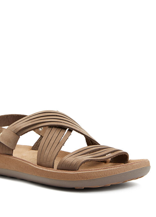 Vizon Kadın Deri Sandalet - Görsel 7
