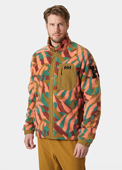 Helly Hansen Patrol Orange Iron Erkek Panorama Baskılı Pıle Snap