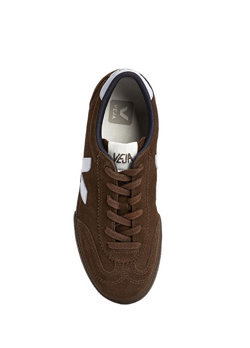 Volley Kahve Mavi Kadın Süet Sneaker - Görsel 5