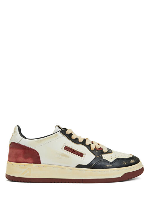 Çok Renkli Erkek Deri Sneaker - Görsel 2