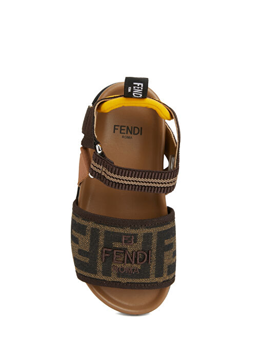 Siyah Kahve Unisex Çocuk Sandalet - Görsel 5