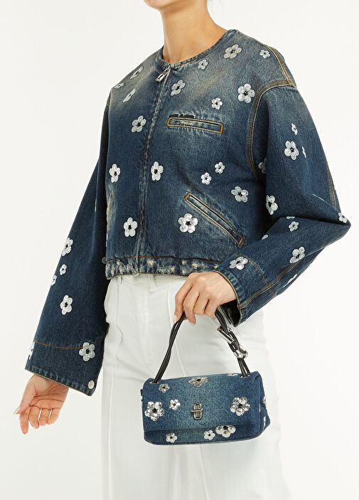 Marc Jacobs - The Dual Lacivert Kadın Denim Çanta - Lacivert