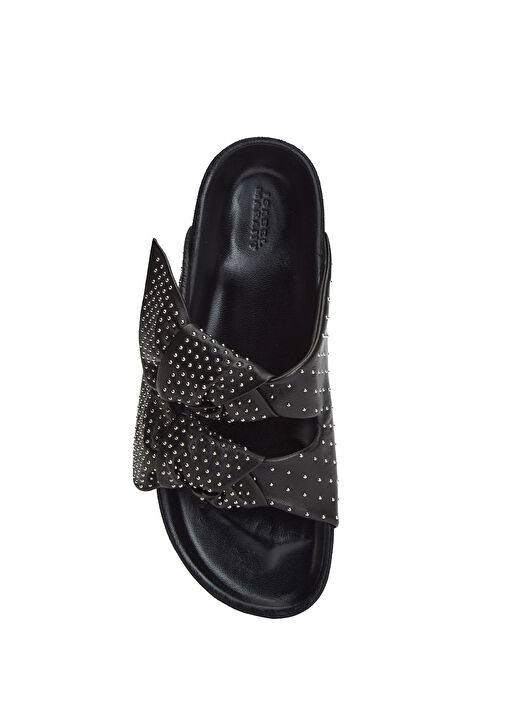 Isabel Marant Isabel Marant Siyah Gümüş Lennyo Siyah Silver Kadın Deri Terlik Beymen'de! Siyah Gümüş - 5. görsel