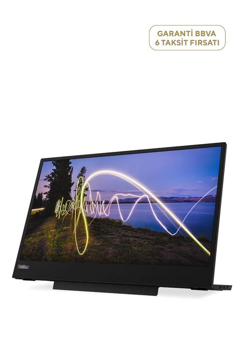Lenovo - ThinkVision M15 Type-C IPS Panel 6 Ms 15.6