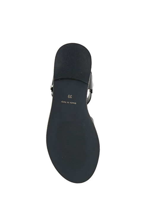 Divarese Divarese Siyah Kadın Deri Sandalet Beymen'de! Siyah - 6. görsel