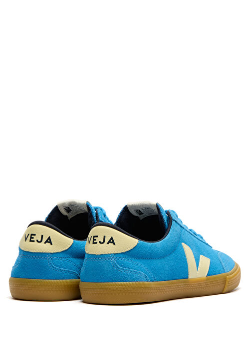 Volley Mavi Kadın Deri Sneaker - Görsel 4