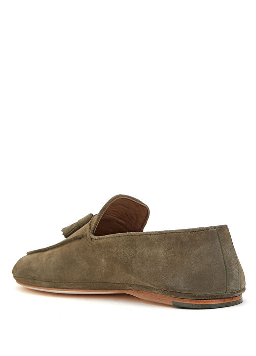 George Hogg Haki George Hogg Rahat Günlük Erkek Süet Loafer