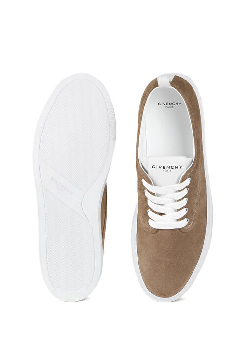 Bej Erkek Süet Sneaker - Görsel 5