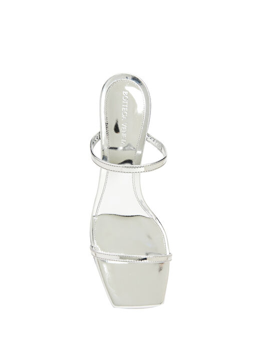 Knot Silver Kadın Deri Terlik - Görsel 5