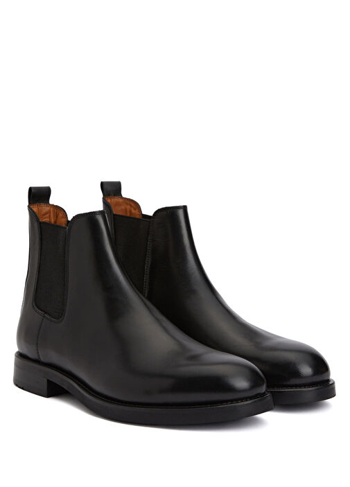Siyah Erkek Deri Chelsea Bot - Görsel 3