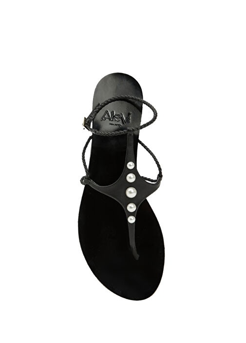 Ibis Siyah Kadın Deri Sandalet - Görsel 5