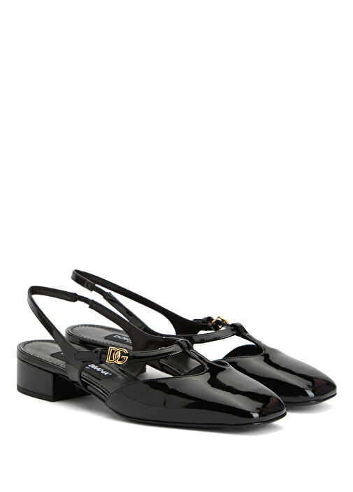 Siyah Deri Babet - Görsel 3