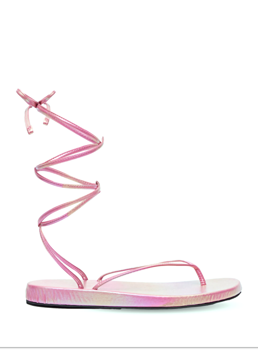 Pembe Kadın Sandalet - Görsel 2