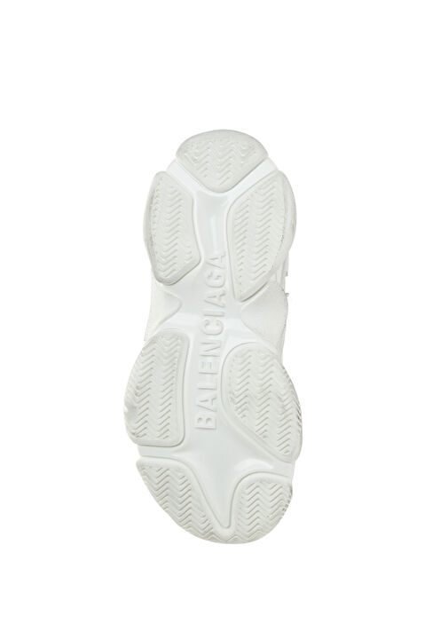 Triple S Beyaz Kadın Sneaker - Görsel 6