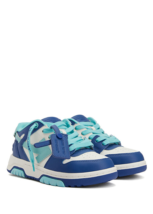 Çok Renkli Erkek Çocuk Deri Sneaker - Görsel 3