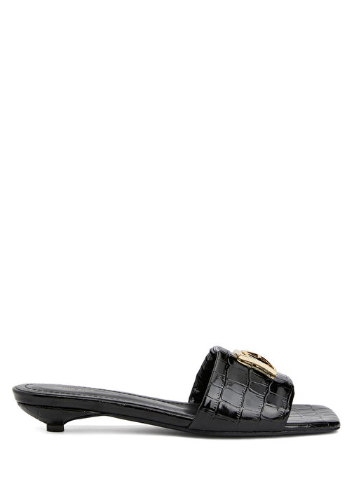 Ria Siyah Kadın Deri Sandalet - Görsel 2