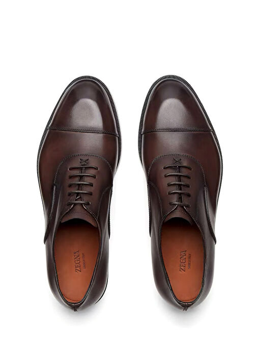 Kahverengi Erkek Deri Ayakkabı - Görsel 6