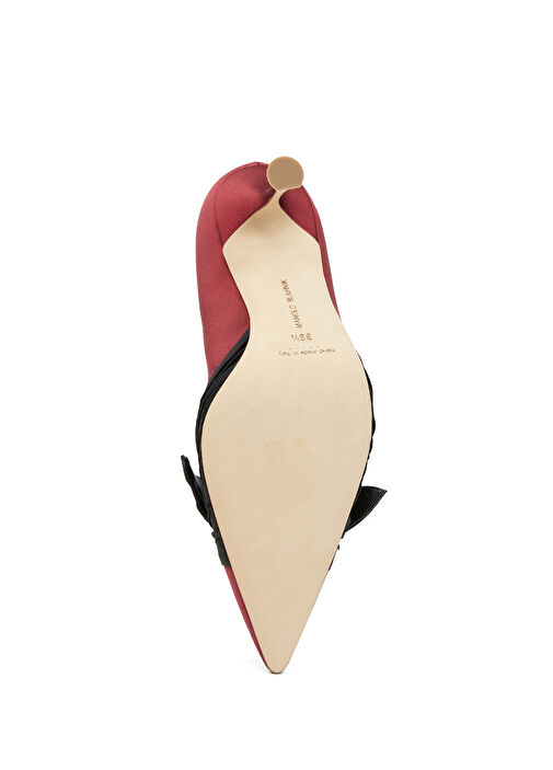 Bordo Siyah Stiletto - Görsel 6