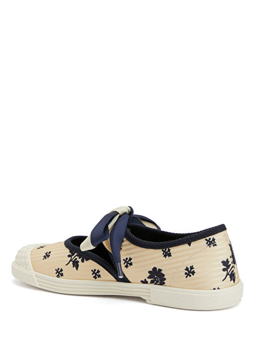 Krem Mavi Kadın Sneaker - Görsel 4