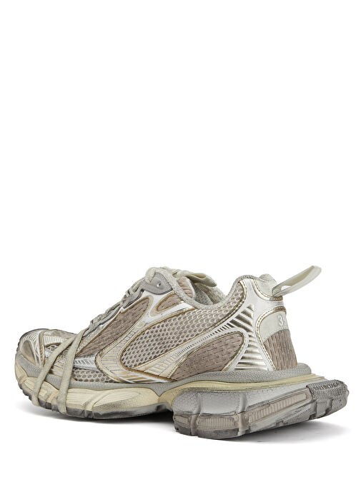 3XL Ekru Kadın Sneaker - Görsel 4