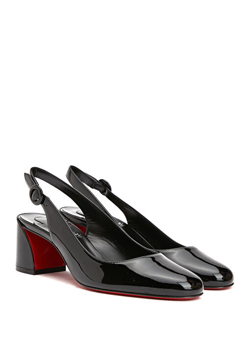 So Jane Siyah Deri Topuklu Ayakkabı - Görsel 3