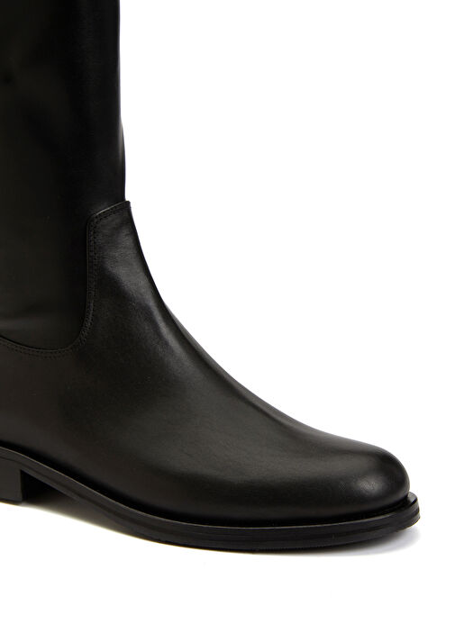 Siyah Kadın Deri Çizme - Görsel 13