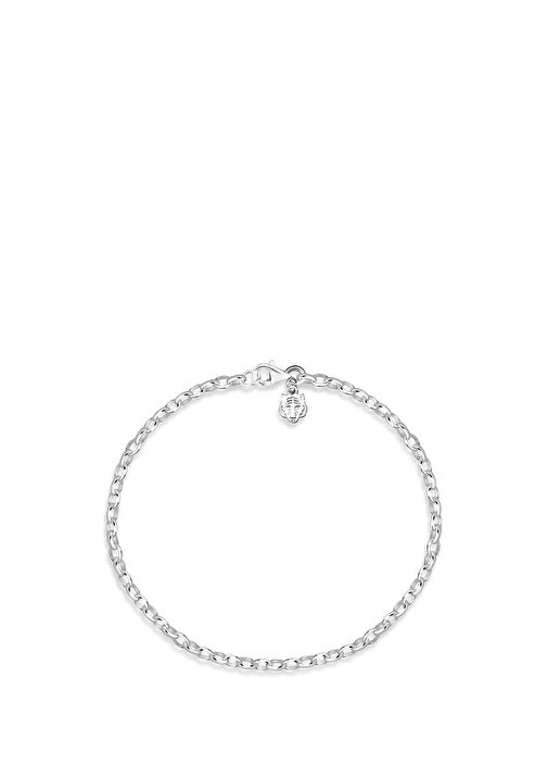 Kaplan Charm 925 Ayar Gümüş Rio Zincir Unisex Bileklik