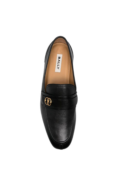 Siyah Erkek Deri Loafer - Görsel 4