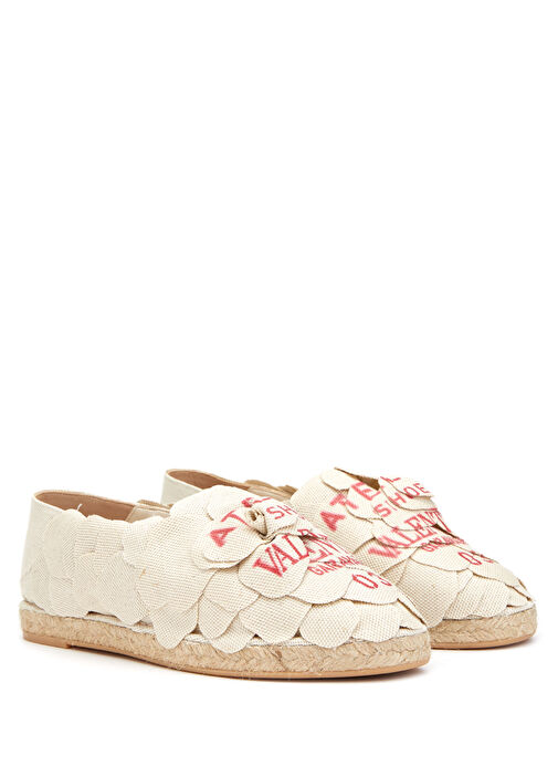 Bej Logolu Kadın Espadril - Görsel 3