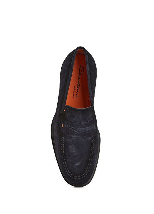 Lacivert Erkek Süet Loafer - Görsel 5