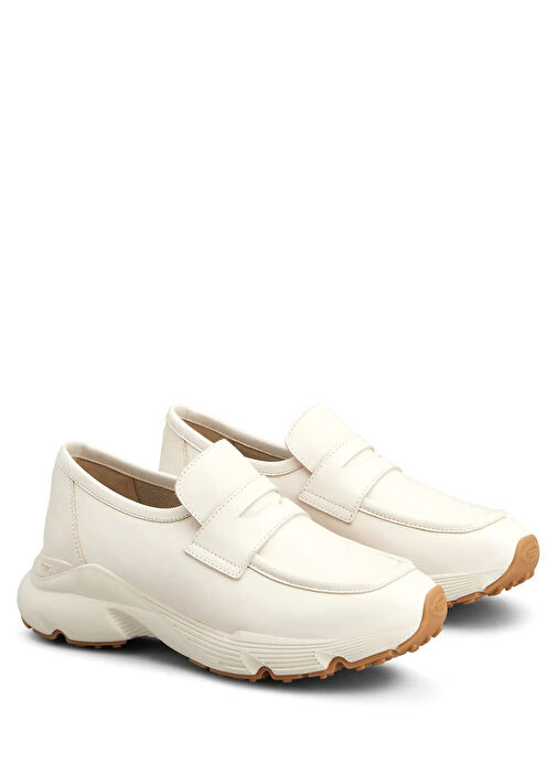 Tod's Tod's Penny Bar Sporty Ekru Kadın Deri Sneaker | Beymen Ekru - 3. görsel