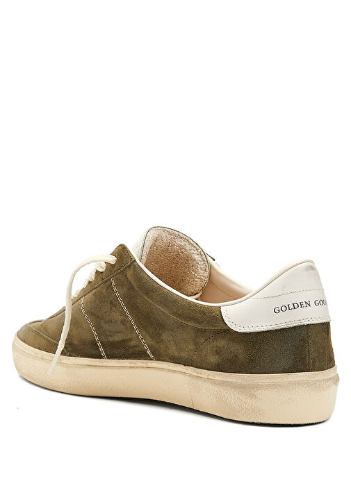 Soul Star Haki Beyaz Erkek Deri Sneaker - Görsel 4