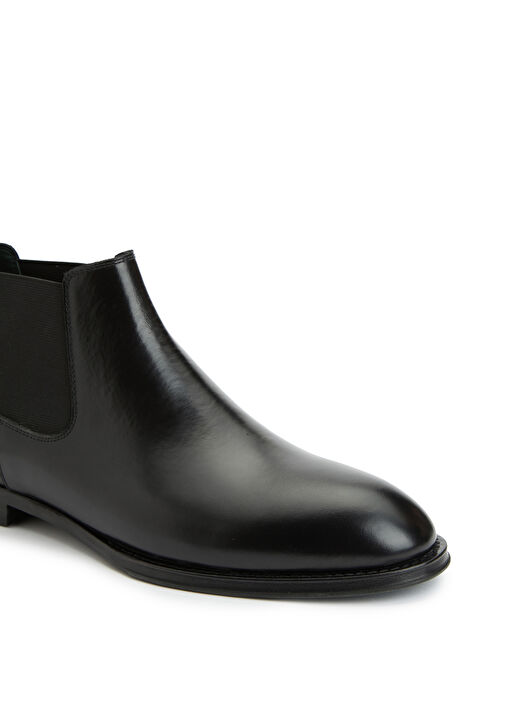 Siyah Erkek Deri Bot - Görsel 7