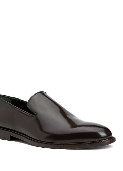 Kahverengi Erkek Deri Loafer - Görsel 7