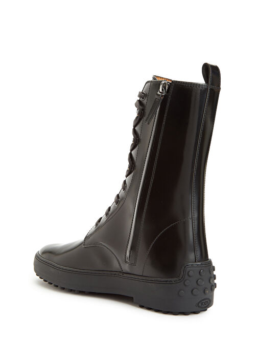 Antrasit Kadın Deri Bot - Görsel 4