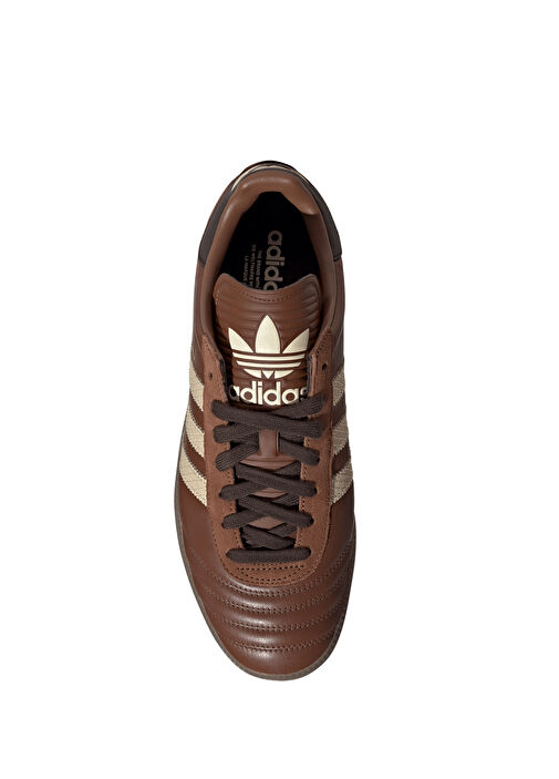 Samba Kahverengi Kadın Deri Sneaker - Görsel 4