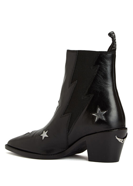 Siyah Kadın Deri Bot - Görsel 4