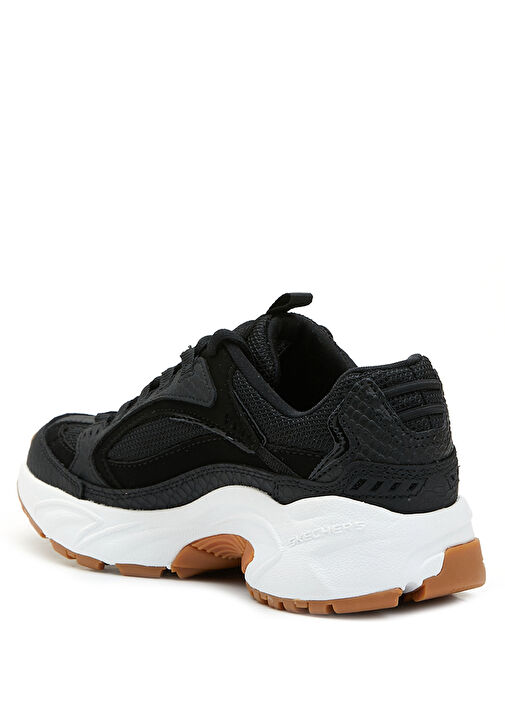Stamina Classy Siyah Beyaz Kadın Sneaker - Görsel 4