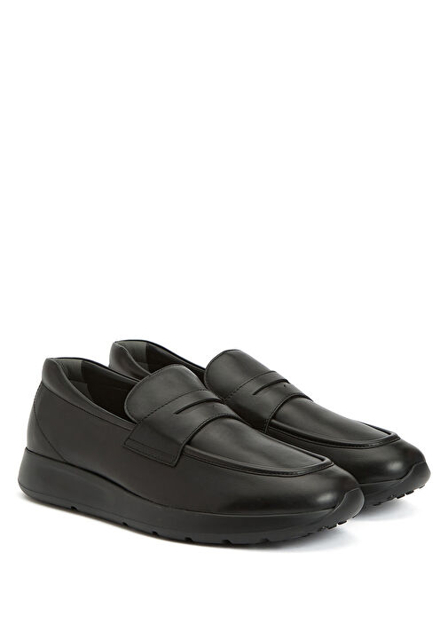 Tod's Siyah Tod's Deri Erkek Loafer