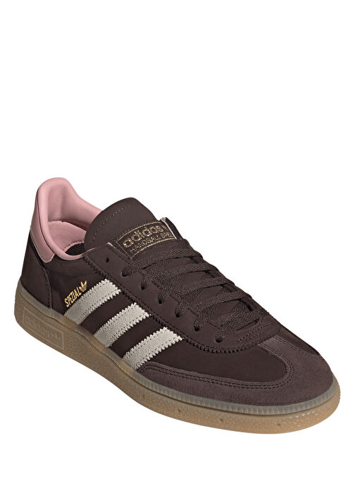 Handball Spezial Kahverengi Kadın Deri Sneaker - Görsel 3
