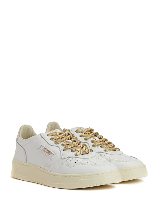 Medalist Beyaz Taba Kadın Deri Sneaker - Görsel 3