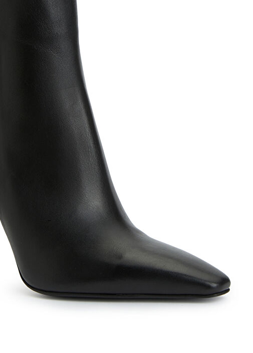 Siyah Kadın Deri Bot - Görsel 7