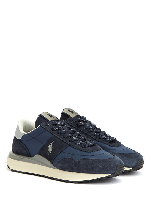 Lacivert Erkek Deri Sneaker - Görsel 3