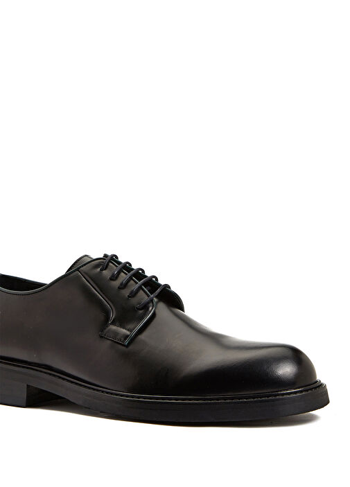 Siyah Erkek Deri Ayakkabı - Görsel 7