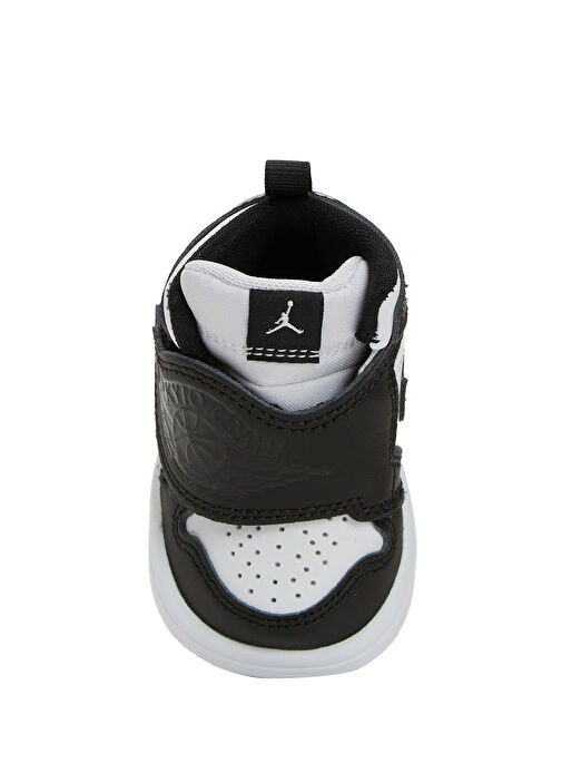 Sky Jordan 1 Siyah Silver Erkek Çocuk Deri Sneaker - Görsel 10