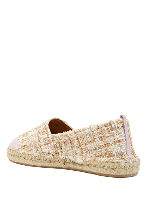 Bej Desenli Kadın Espadril - Görsel 4