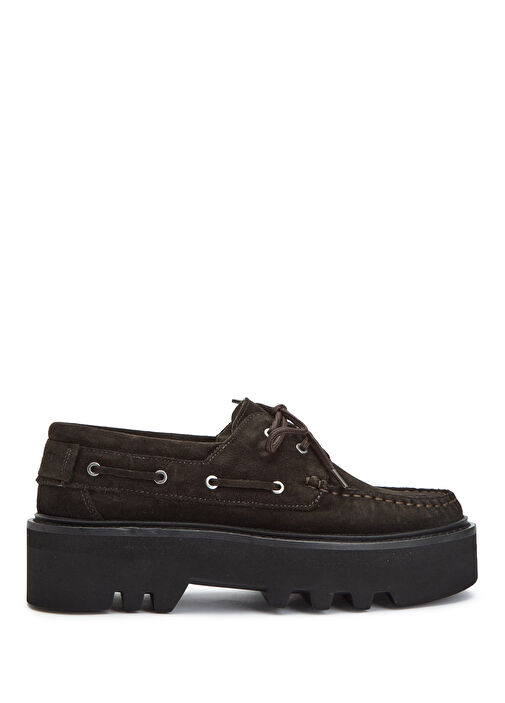 Allsaints Allsaints Aastha Koyu Kahverengi Kadın Süet Loafer | Beymen Koyu Kahverengi - 2. görsel