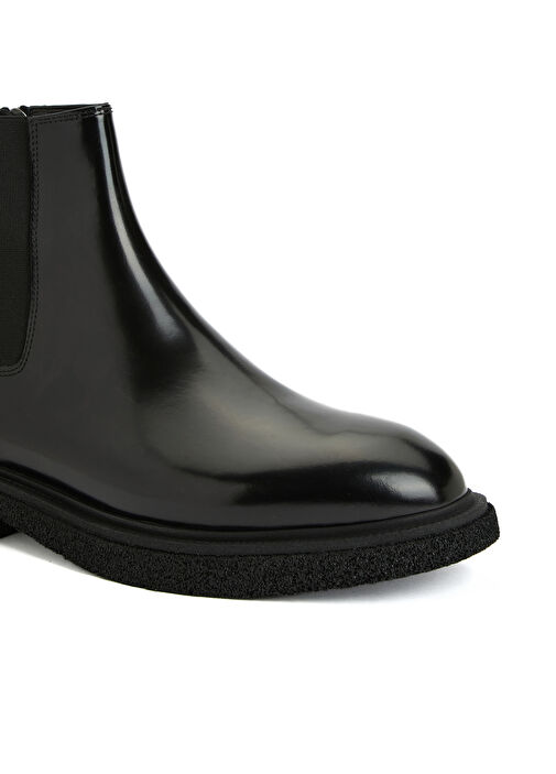 Siyah Erkek Deri Bot - Görsel 7